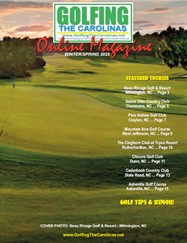 IMAGE: Cover of Golfing The Carolina Online Magazine - Winter-Spring 2025 Issue