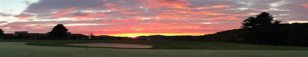 Image: Mountain Aire Golf Club at sunset